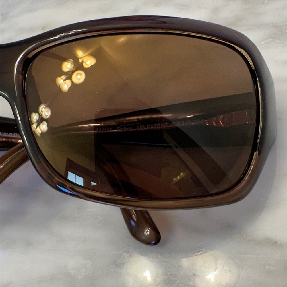 Maui Jim Brown Frame Sunglasses with Brown Lenses - Picture 6 of 6